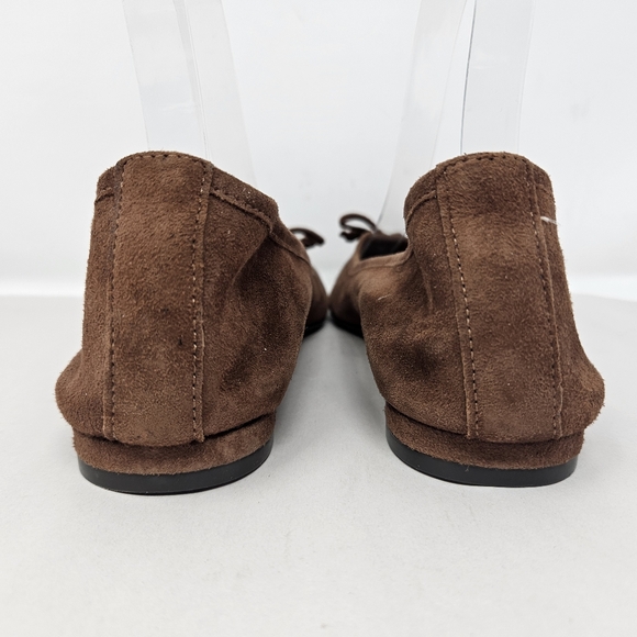 Vionic Callisto Womens Ballet Flats Brown Suede Slip On Casual Comfort - Picture 4 of 11